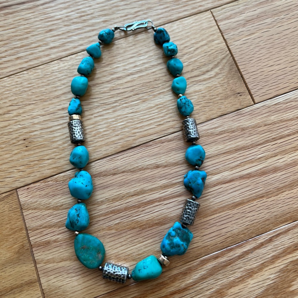 Silpada Turquoise Necklace 17”